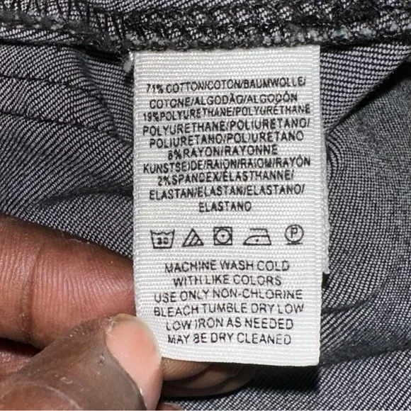 Free People Jeans Womens 26 Black Pull On Kick Flare Bell Bottoms Denim Stretch - Picture 4 of 8